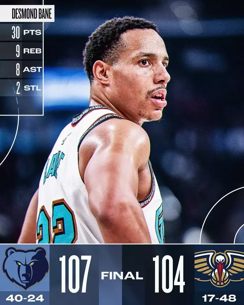 鹈鹕横扫灰熊，拉塞尔绝境逆转